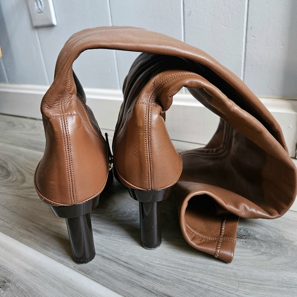 Tibi High Heel Leather Boots - Picture 6 of 8